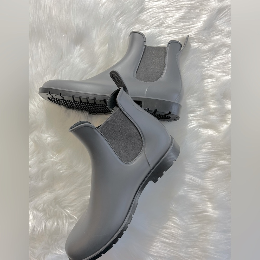 Sz 11 Asgard Women's Dove Grey Tinsley Pull On Rain Boots